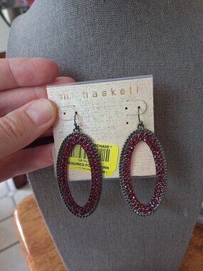 M. Haskell dangle earrings